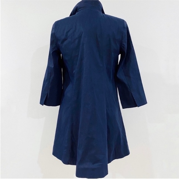 Eileen Fisher high collar flare hem jacket NWT - Picture 6 of 13